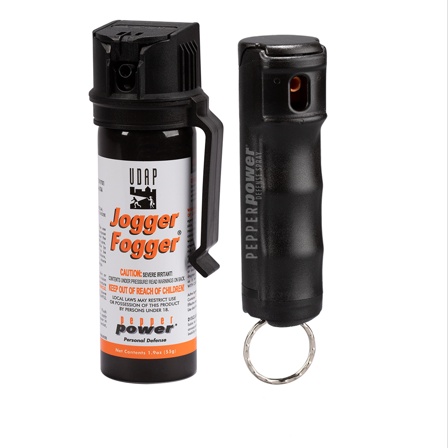 12BC Safety Orange Bear Spray with Bear Cozy Water Bottle Mount 7.9oz 225G:  UDAP Pepper Power